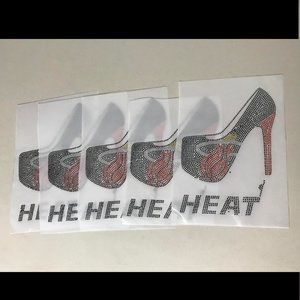 Miami Heat Iron On Decals (5)